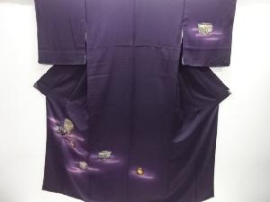 陶器模様刺繍訪問着